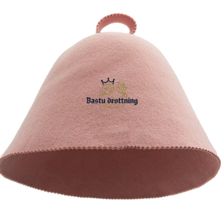 Bastuhatt av 100% ull - Bastu drottning